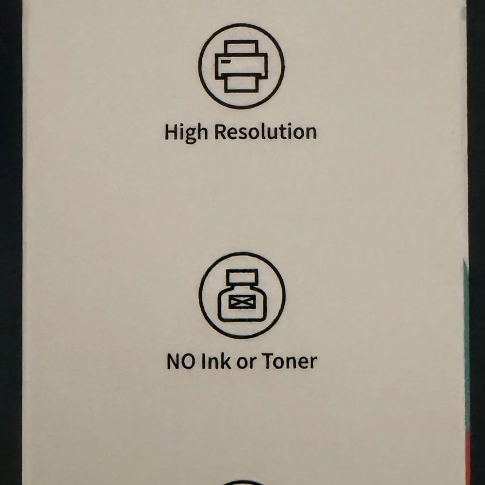 Compact White Sticker Printer - Picture 3 of 3